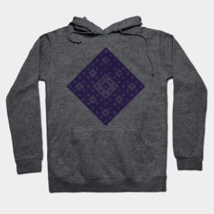 sierpinski diamond - deep purple Hoodie